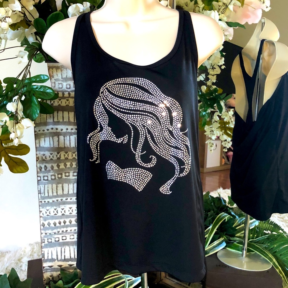 Bling Rhinestone Racerback Tank - Diva